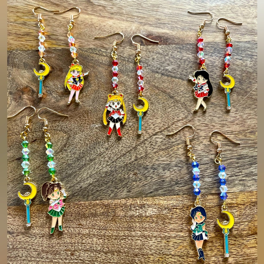 SailorMoon earrings (1 pair each order)